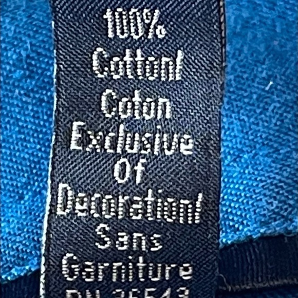 TOMMY Hilfiger blue button up shirt - Picture 4 of 7